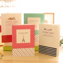 清新風格筆記本 可愛口袋隨身日記本