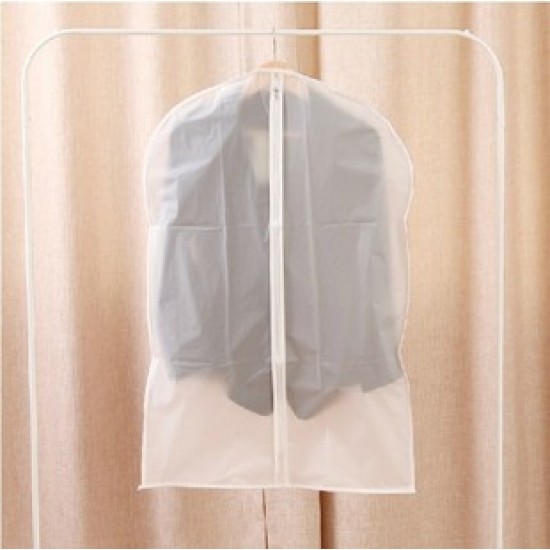(5入)半透明衣服防塵袋 透明大衣防塵罩 加厚可水洗衣物防塵套