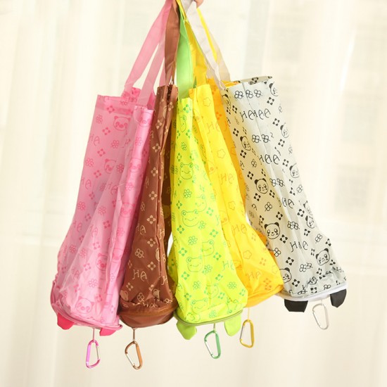 可愛動物折疊購物袋 隨身環保袋 加厚手提袋 防水環保購物袋