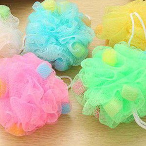 大號彩色沐浴球 創意生活百貨 沐浴花 洗澡必備 沐浴用品