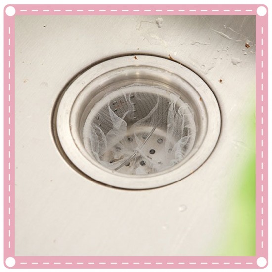 排水口殘渣過濾網 防堵塞水槽網 30入裝