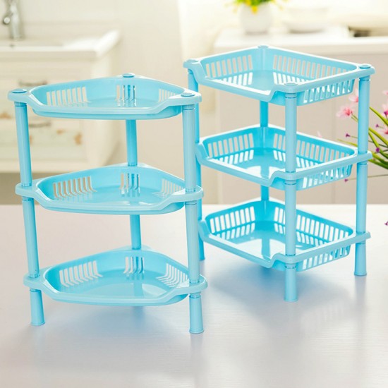 浴室置物架 塑膠三層收納架 廚房置物架