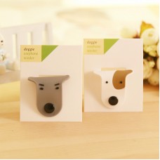 可愛狗狗造型集線器 耳線整理收納 繞線器