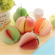 創意水果造型便條紙 DIY便條 梨子 蘋果 西瓜 草莓 桃子