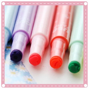 (6入)清新印章螢光筆  創意文具