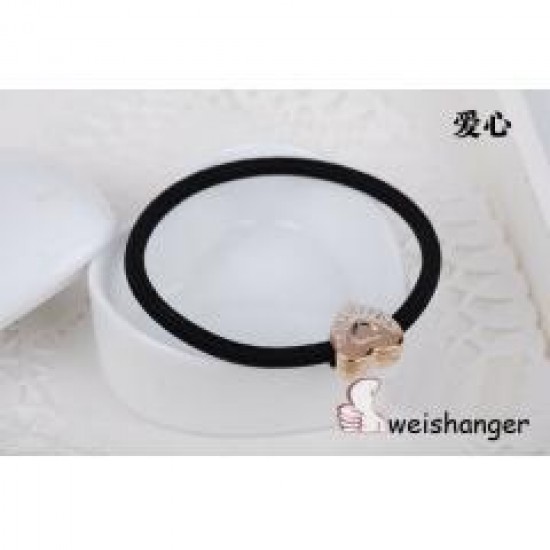 (10入)百搭金珠黑色髮圈 綁馬尾必備 流行髮圈