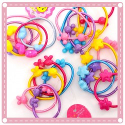 造型兒童髮束50條入  糖果色米奇髮圈 甜美造型兒童髮飾