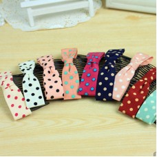 條紋造型蝴蝶結髮插  髮飾盤髮器  