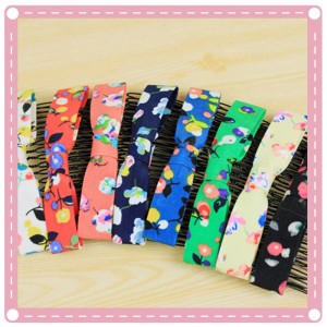 條紋造型蝴蝶結髮插  髮飾盤髮器  