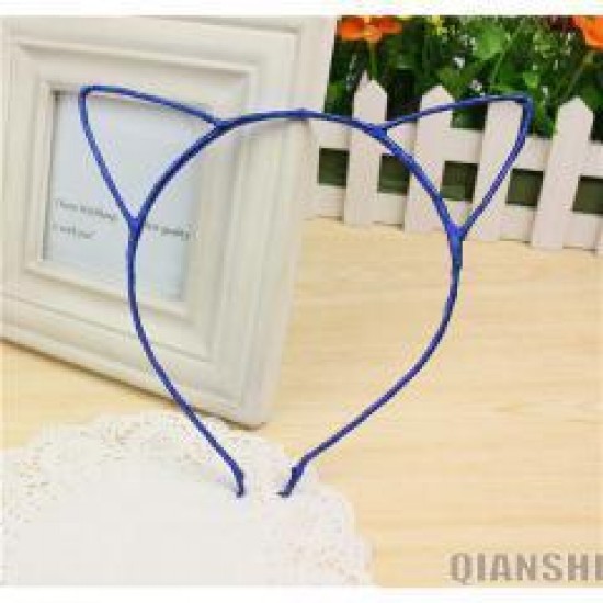 (5入)可愛立體貓耳朵髮箍 髮圈 兒童 成人 創意變裝飾品 亮色頭箍