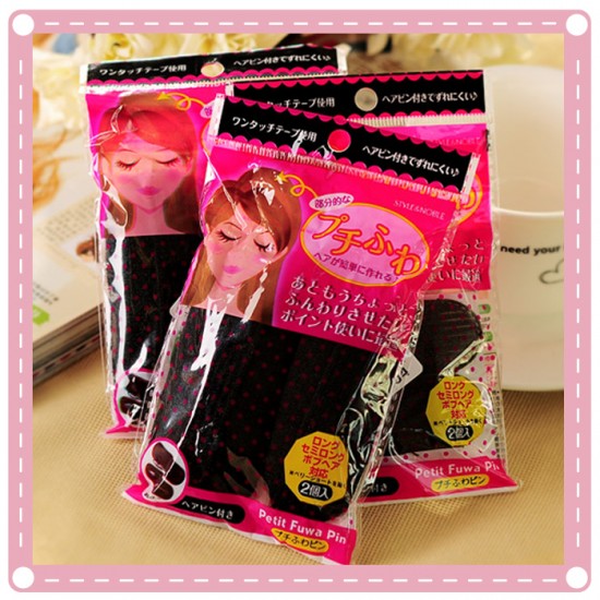 日本蓬鬆夾蓬蓬貼 蓬髮瀏海貼增高器 