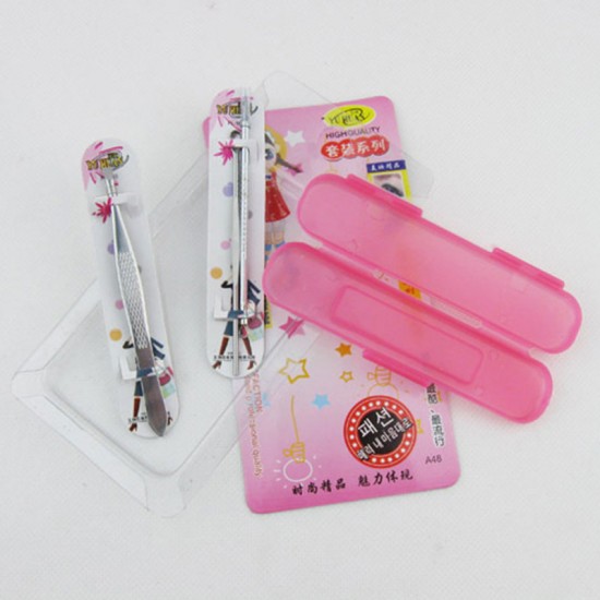 眉夾 粉刺針 耳扒 化妝工具 精裝