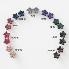(10入)迷你花朵爪夾 兒童髮飾 磨砂兒童瀏海夾