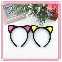 毛絨貓耳髮箍 造型髮圈 化裝舞會髮飾  