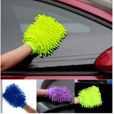 超細纖維雪尼爾擦車手套 單面除塵洗車手套