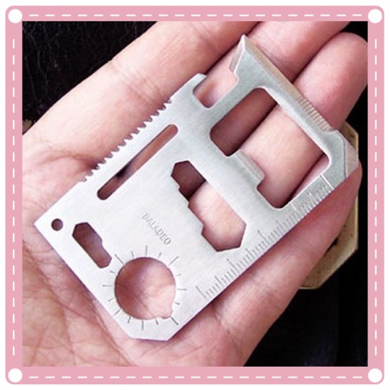 多功能萬用軍刀卡 瑞士工具卡 救生卡