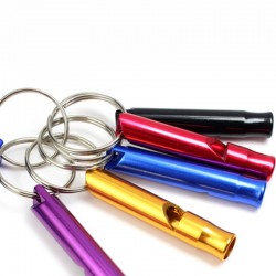 多彩迷你口哨鑰匙圈