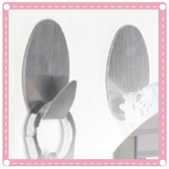 不銹鋼掛鉤 強力黏鉤 無痕掛鉤 2個裝