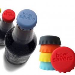 糖果色矽膠保鮮酒瓶蓋 保鮮蓋 6入裝