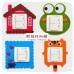 (5入) 可愛卡通鏤空開關貼 家居牆壁貼 不傷牆壁 免黏開關套 (5入) 可愛卡通鏤空開關貼 家居牆壁貼 不傷牆壁 免黏開關套