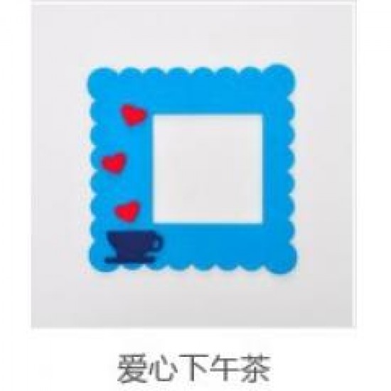 (5入) 可愛卡通鏤空開關貼 家居牆壁貼 不傷牆壁 免黏開關套