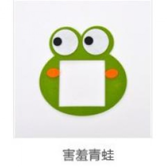 (5入) 可愛卡通鏤空開關貼 家居牆壁貼 不傷牆壁 免黏開關套