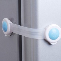 單開式衣櫃鎖 多功能安全鎖 冰箱鎖 加長款2入裝