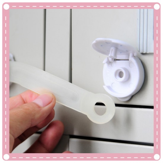 單開式衣櫃鎖 多功能安全鎖 冰箱鎖 加長款2入裝