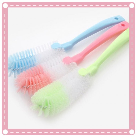 長柄糖果色超強去汙清潔刷 奶瓶刷 洗杯刷 