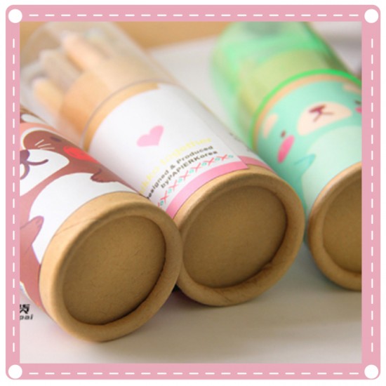 可愛mini小熊12色繪畫鉛筆 彩色鉛筆