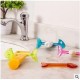 多功能 小魚造型 擠牙膏器 封口夾 水果去皮器