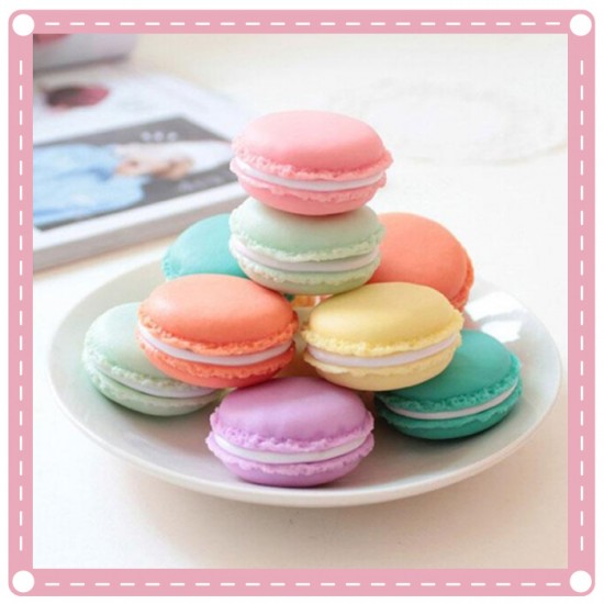 馬卡龍造型收納盒 仿真食物儲物盒 隨身首飾小物收納盒