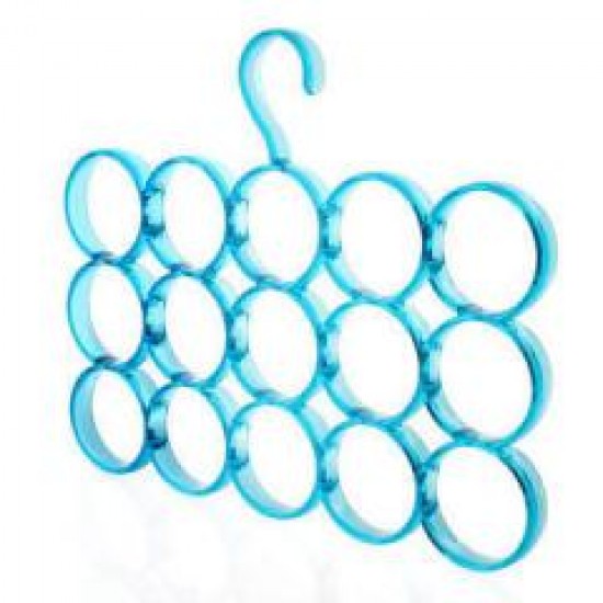 北歐風圈圈圍巾架 15孔衣架 圍巾絲巾架 腰帶領帶掛架