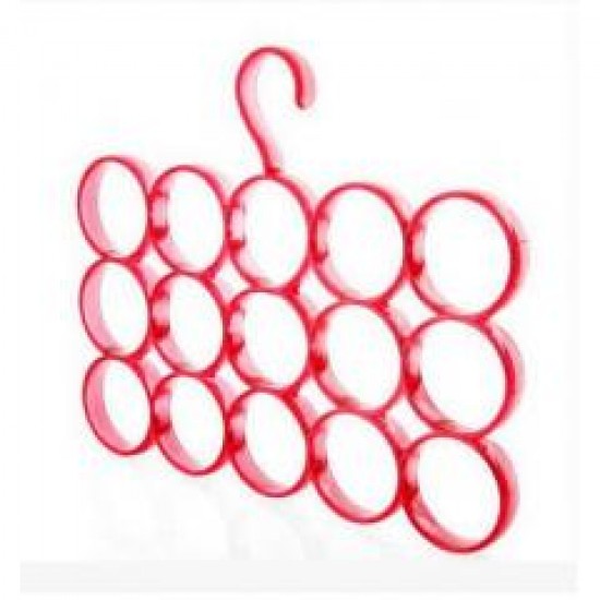 北歐風圈圈圍巾架 15孔衣架 圍巾絲巾架 腰帶領帶掛架