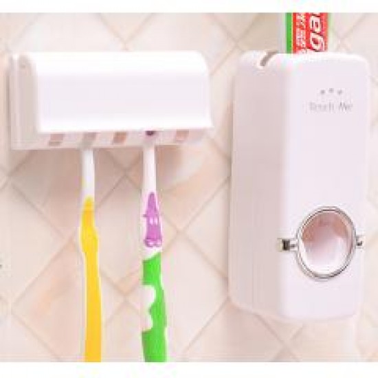 牙膏擠壓器 防塵牙刷架組合