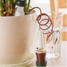 方便創意自動澆花器 澆水器 滲水器 滴灌器 施肥器 陶瓷細孔滴頭 園藝盆栽 2入裝