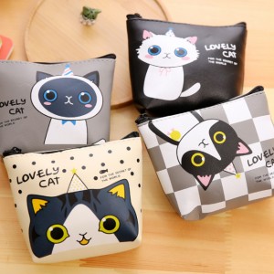 創意可愛小貓咪零錢包 卡通PU材質收納包 鑰匙包 創意可愛小貓咪零錢包 卡通PU材質收納包 鑰匙包