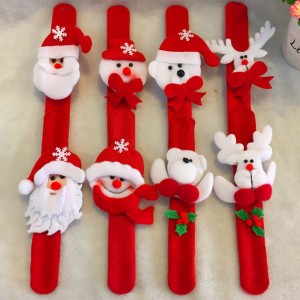 聖誕節 啪啪錶 啪啪手環 裝飾 道具 拍拍圈 兒童 耶誕節飾品