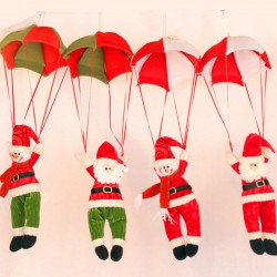 聖誕老人降落傘造型吊飾 聖誕節張飾品 庭院聖誕老人掛飾 聖誕雪人掛飾