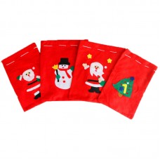 聖誕節禮物袋 聖誕老人造型袋 手工無紡布禮品袋