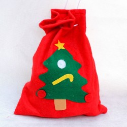 聖誕節禮物袋 聖誕老人造型袋 手工無紡布禮品袋