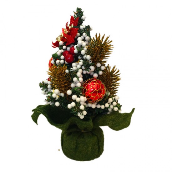 迷你聖誕裝飾樹 聖誕樹 聖誕節日裝飾品 精致裝飾小樹帶飾品