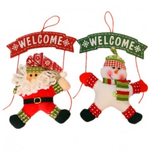 聖誕裝飾品 聖誕花環 聖誕門掛 聖誕布藝花環