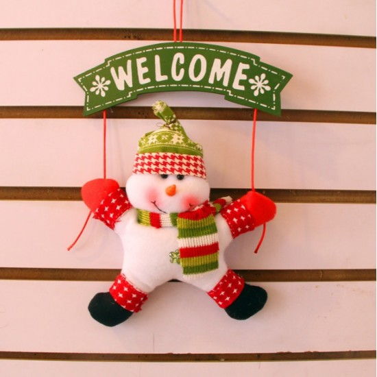 聖誕裝飾品 聖誕花環 聖誕門掛 聖誕布藝花環