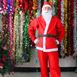 聖誕老人裝扮衣服 聖誕套裝5件組 聖誕服裝 聖誕成人男服