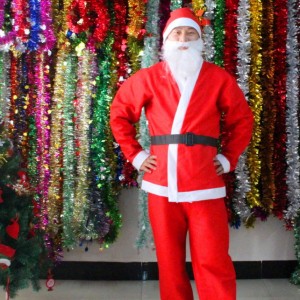 聖誕老人裝扮衣服 聖誕套裝5件組 聖誕服裝 聖誕成人男服