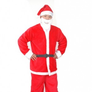 聖誕老人裝扮衣服 聖誕套裝5件組 聖誕服裝 聖誕成人男服
