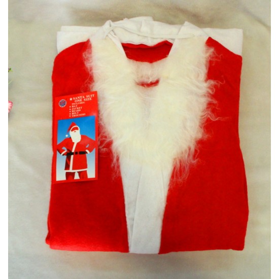 聖誕老人裝扮衣服 聖誕套裝5件組 聖誕服裝 聖誕成人男服