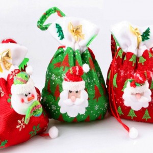 聖誕裝飾品 聖誕老人禮物袋 聖誕糖果袋 聖誕禮品袋