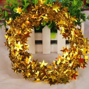 聖誕裝飾品 聖誕樹裝飾品 聖誕彩條 聖誕鐵絲 五角星星